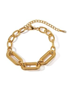 18K Gold Plated Chain Bracelet
